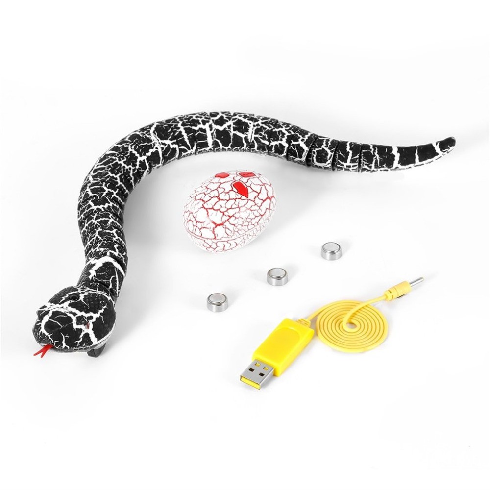 Novelty Surprise Practical Jokes RC Machine Toy Remote Control Snake And Egg Infrare Radio Controller Very Simulation Easy to Go
