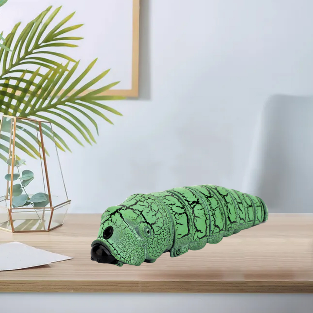 RC Animal Infrared Remote Control Caterpillar Kids Toy Trick Terrify Mischief Toys for Children Funny Novelty GiftType:Green