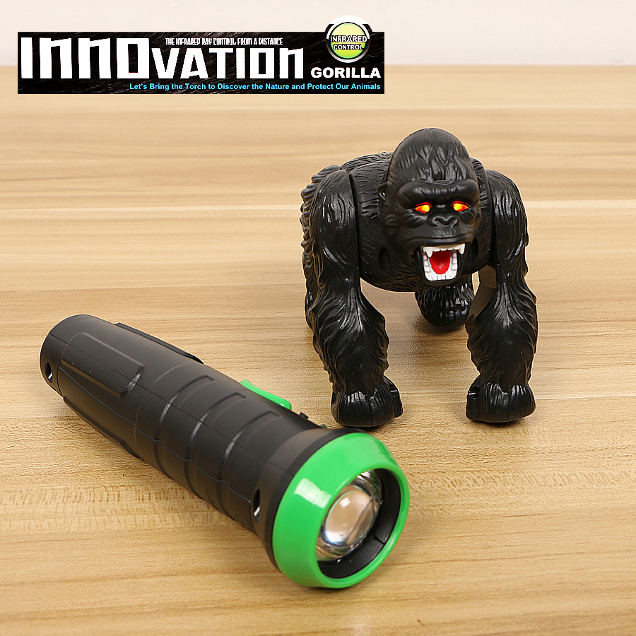 Innovation RC Gorilla Infrared remote control RC Orangutan Animal,Electronic Toy With Light and sound Kids gifts