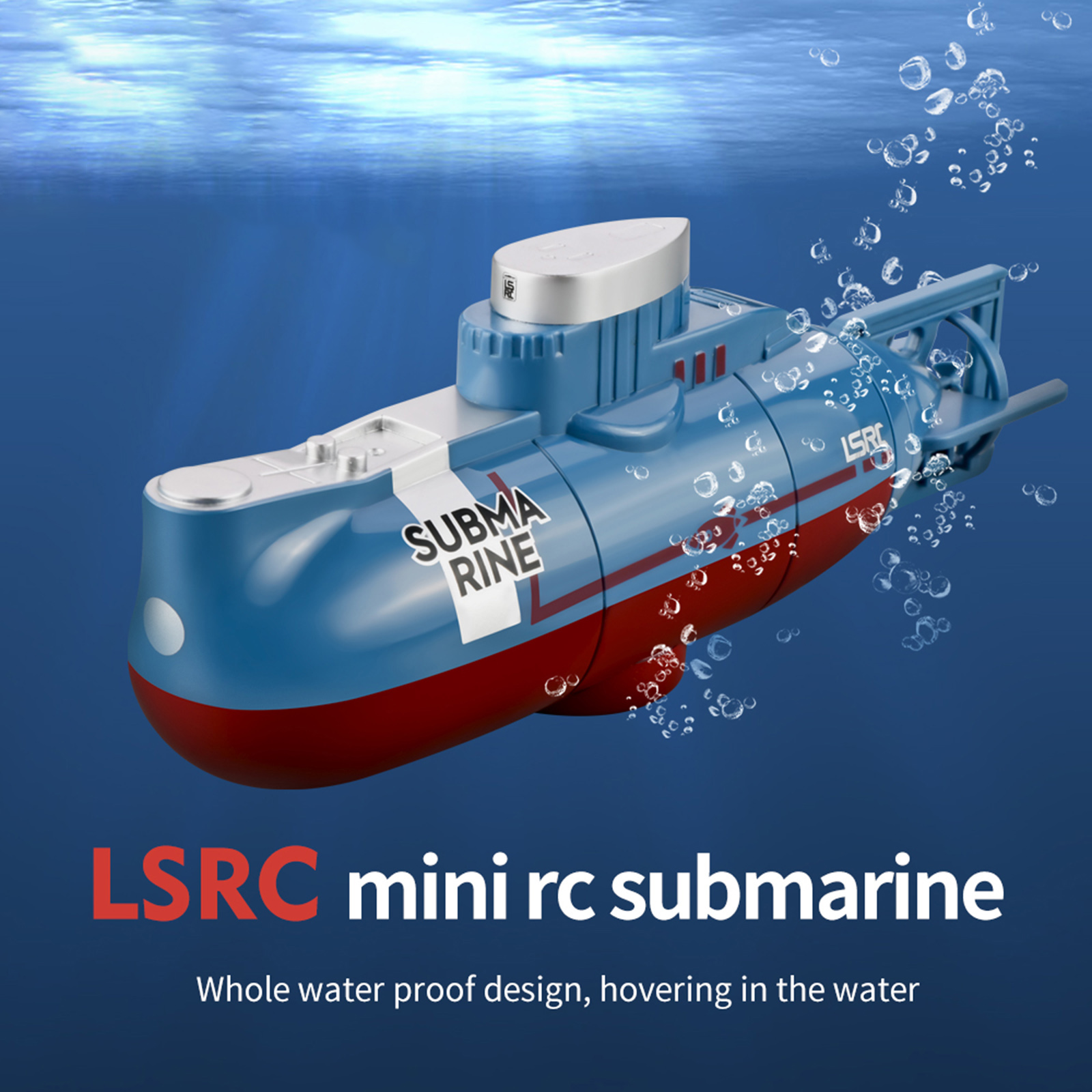 6CH RC Submarine Model Diving Boat Remote Control Rechargeable Toy Boat Submarine Ship Electric RC Submarine Ship Model