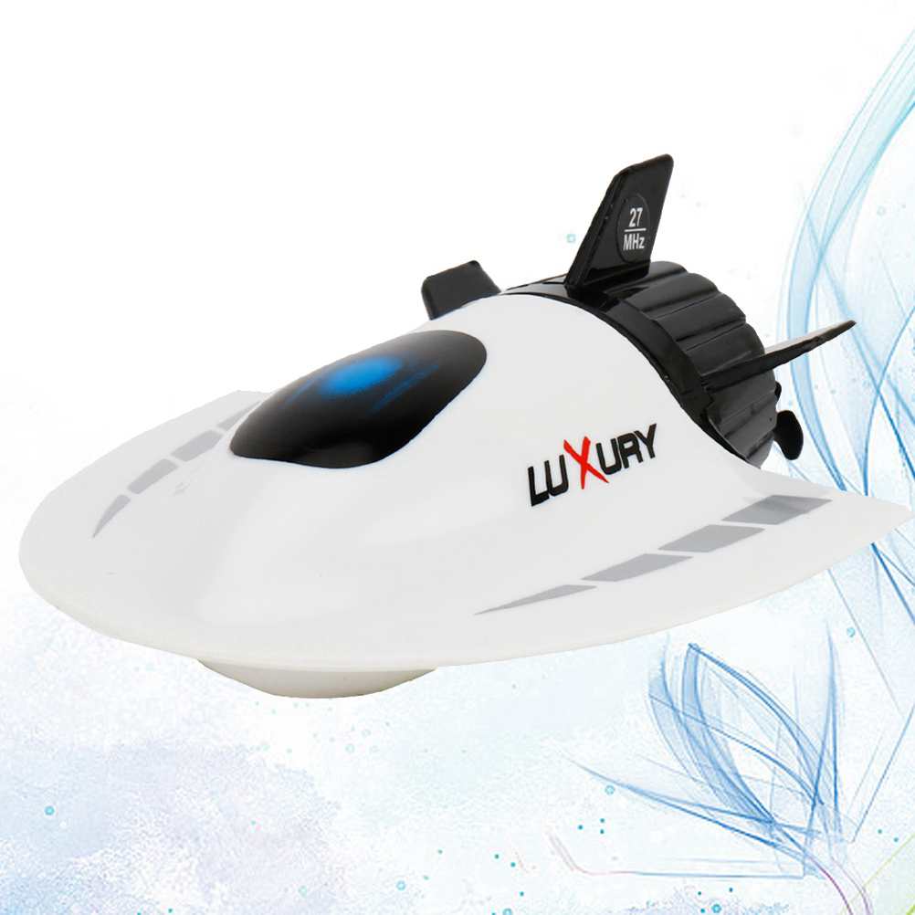 Rc Boat Submarine Mini Control Led Light Boats Kids Remote Ship Radio Toy With For