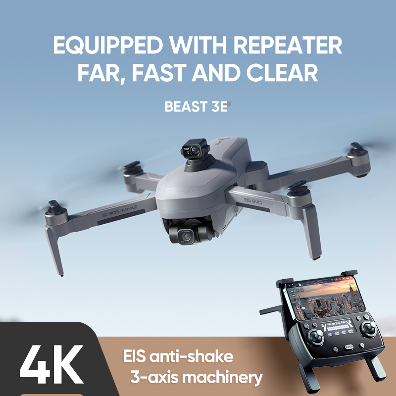 2022 BEAST 3E SG906 MAX2 Drone Professional FPV 4K Camera with 3-Axis Gimbal 5G WiFi Brushless GPS Quadcopter Obstacle Avoidance