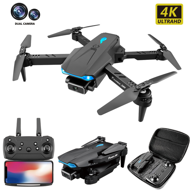 New S89 PRO Mini Drone 4K Profesional HD Dual Camera WiFi Fpv Drones Height Preservation Rc Helicopters Quadcopter Toys RC Plane
