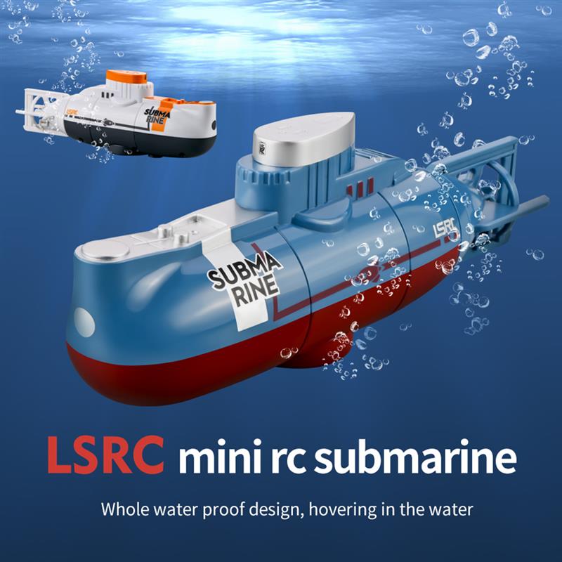 6 Channels Mini RC Submarine Remote Control Boat Waterproof Diving Toy Simulation Model Gift For Kids Boys Girls New Year Gift