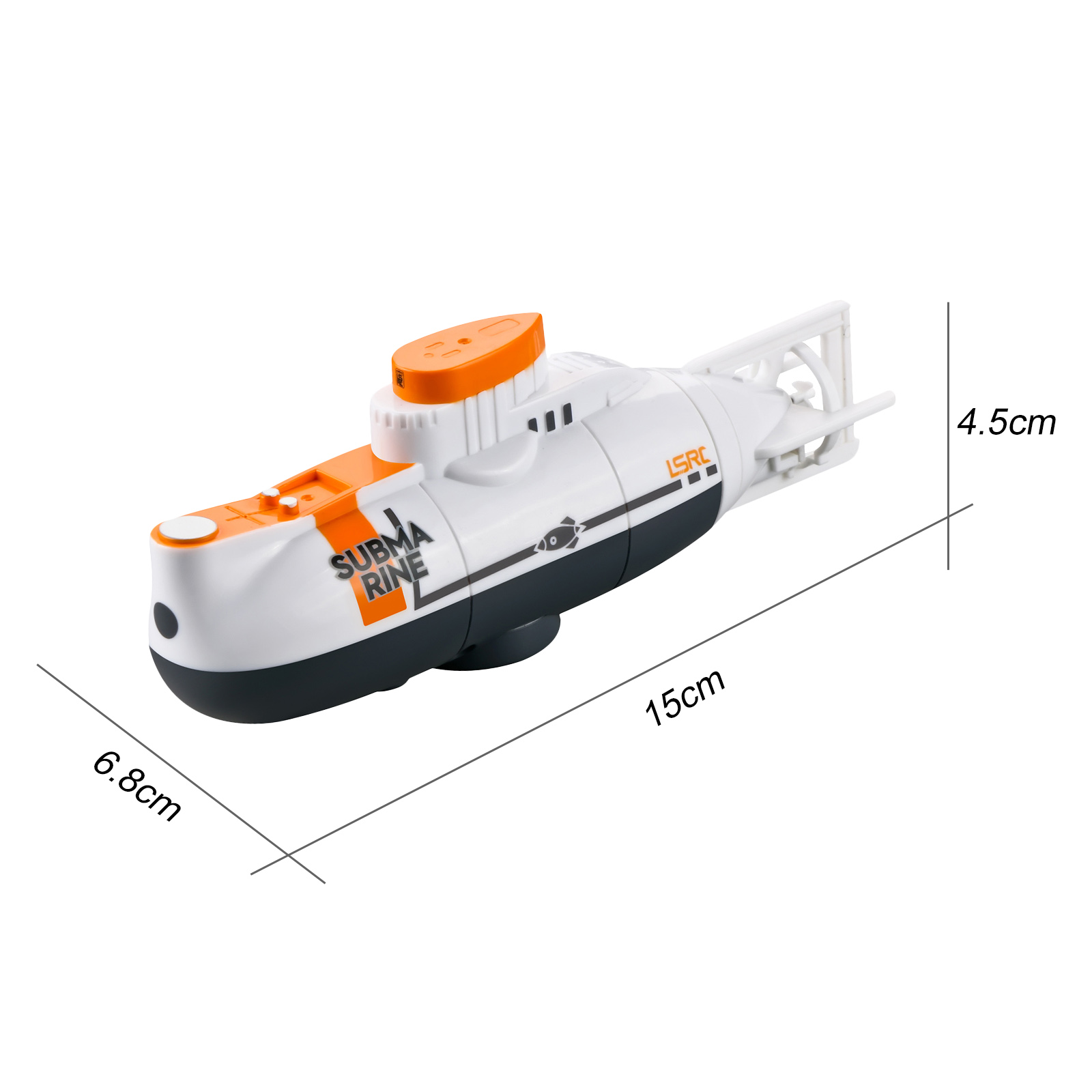 6 Channels Remote USB Charge Control Boat for Children Gifts Remote Control Submarine Boat Birthday Holiday Party Giftsnull:China,Type:white