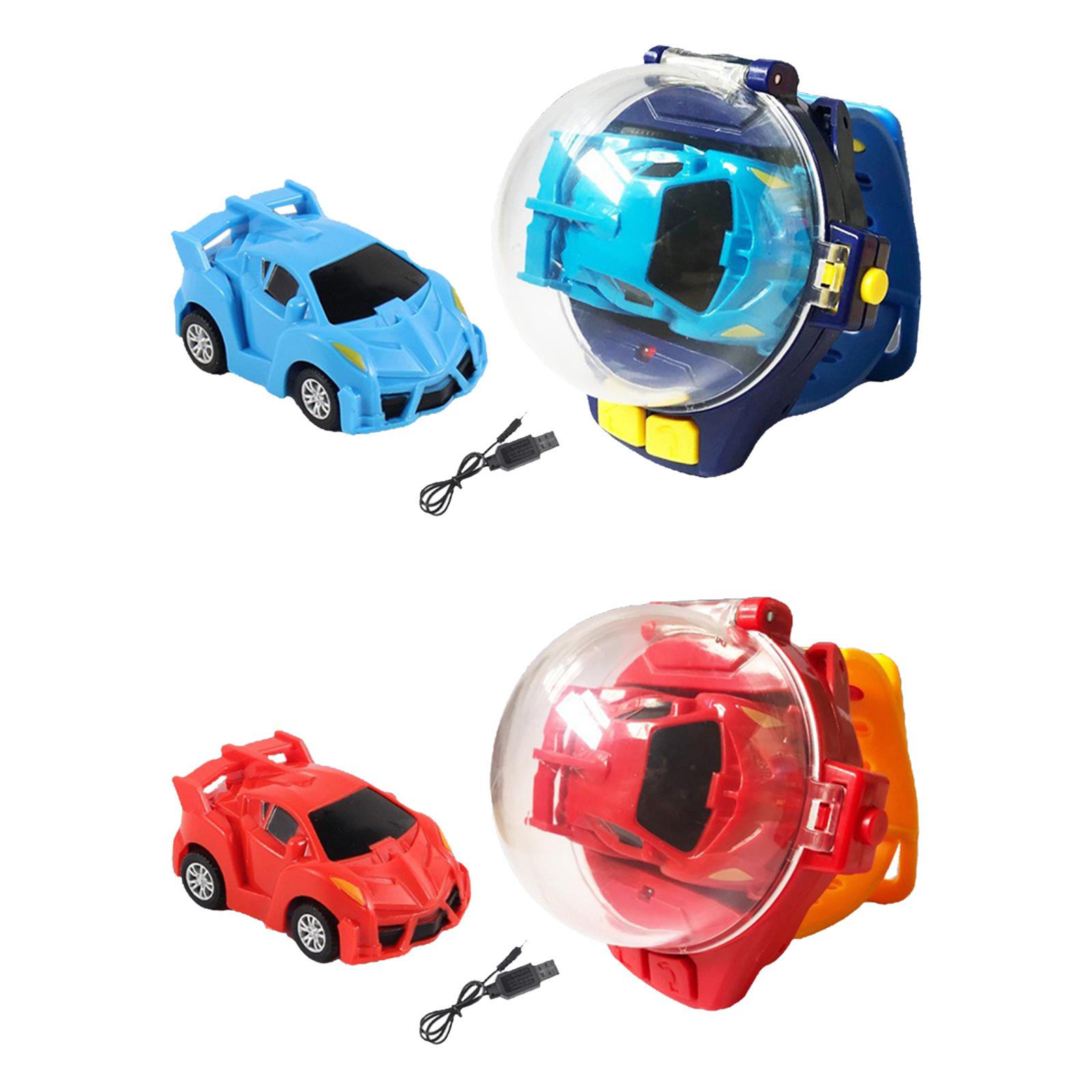 Remote Controlled Car Watch Toy USB Charging Gift for Boys Girls Kids Birthday Christmas Watch RC Car Toy Wear Resistant RC Car