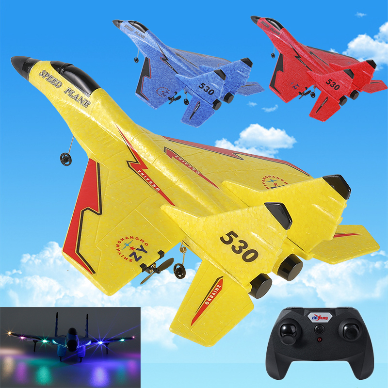 2.4G RC Airplane Toy Remote Control Glider Remote Control Fighter Hobby RC Plane Glider Aircraft Foam Toys for Boys Kids Gift