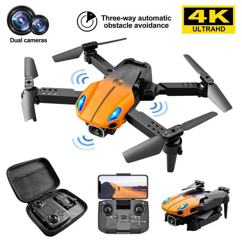 KY907 Pro Mini Drone 4K Professional HD Dual Camera Obstacle Avoidance Quadcopter RC Helicopter Plane Toys For Boy Children Gift