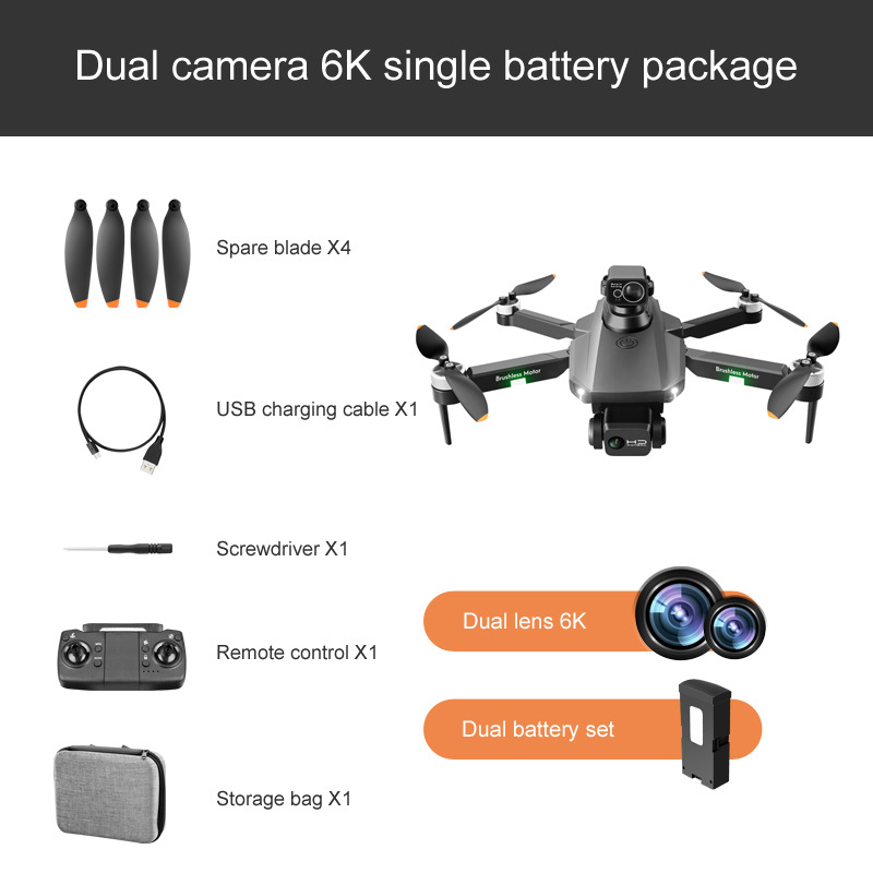 KBDFA 2022 Drone NEW RG101 MAX GPS 6K Professional Dual HD Camera FPV Aerial Photography Brushless Motor Foldable Quadcopter Toy
