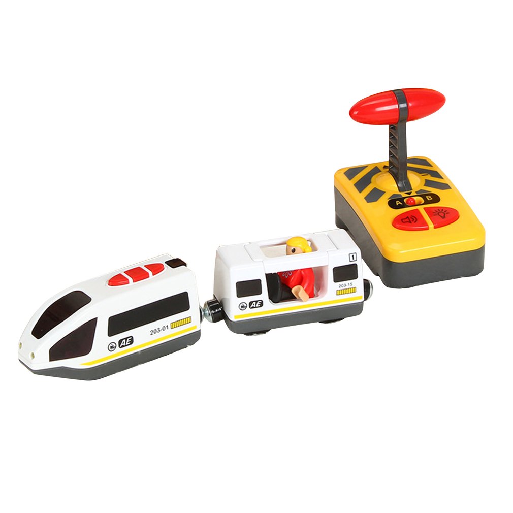 Remote Train Railway Accessories Remote Control Electric Train Magnetic Rail Car Fit For Thomas Train Track Toys For KidsOrigin:China,Type:white