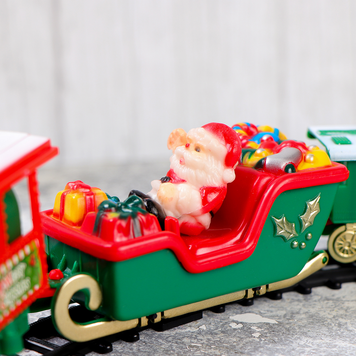 1pc Electric Funny Christmas Train with Lights Christmas Gift for Toddler Kids Children