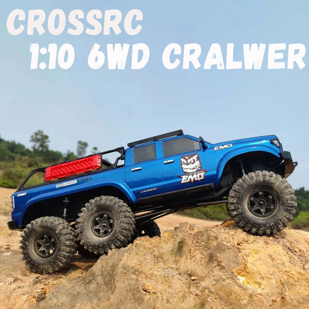 CROSSRC AT6 6WD RTR 1/10 RC Cars Remot Control car Electric Vehicles Model Crawler Buggy Car with Front Rear Off-road Diff Lock