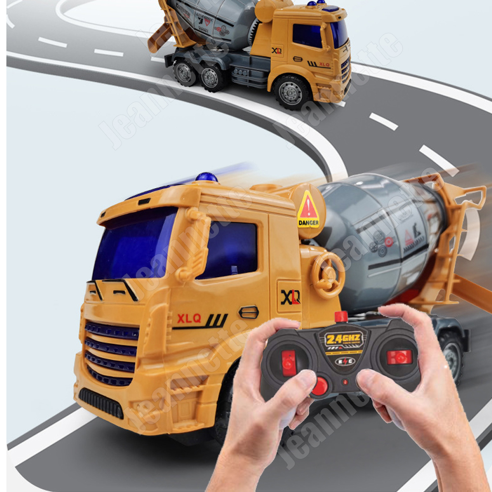 1:64 RC Car Engineering Model Mixer Toys T Truck Vehicle Classic City Construction Children Toy for Boy Gift RC Diecast Car Toys