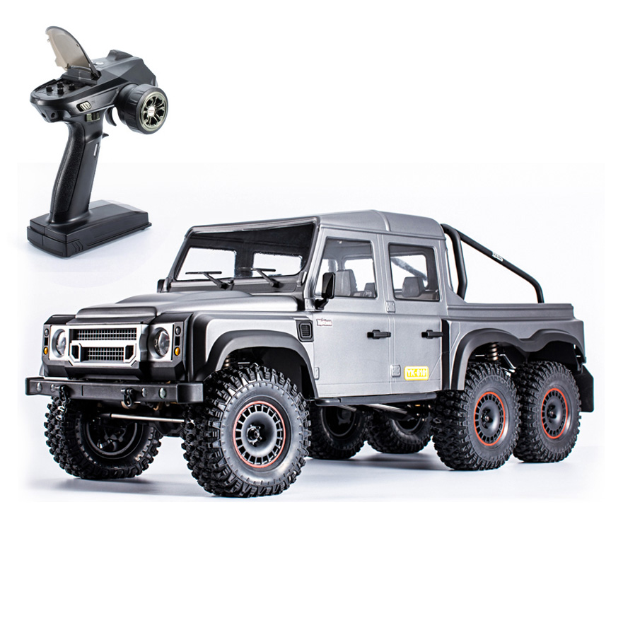 YIKONG 1/10 RC Crawler Car 6WD YK6101 Pickup Model ESC Motor Servo Remote Control Light System W/O Battery Toys for Boys