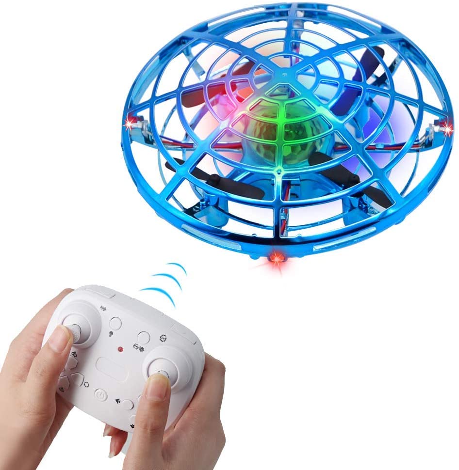 RC Mini Drone for Kids Remote Control Flying Toys with LED Lights Hand Free Aircraft wit USB Rechargeable UFO Toys for child