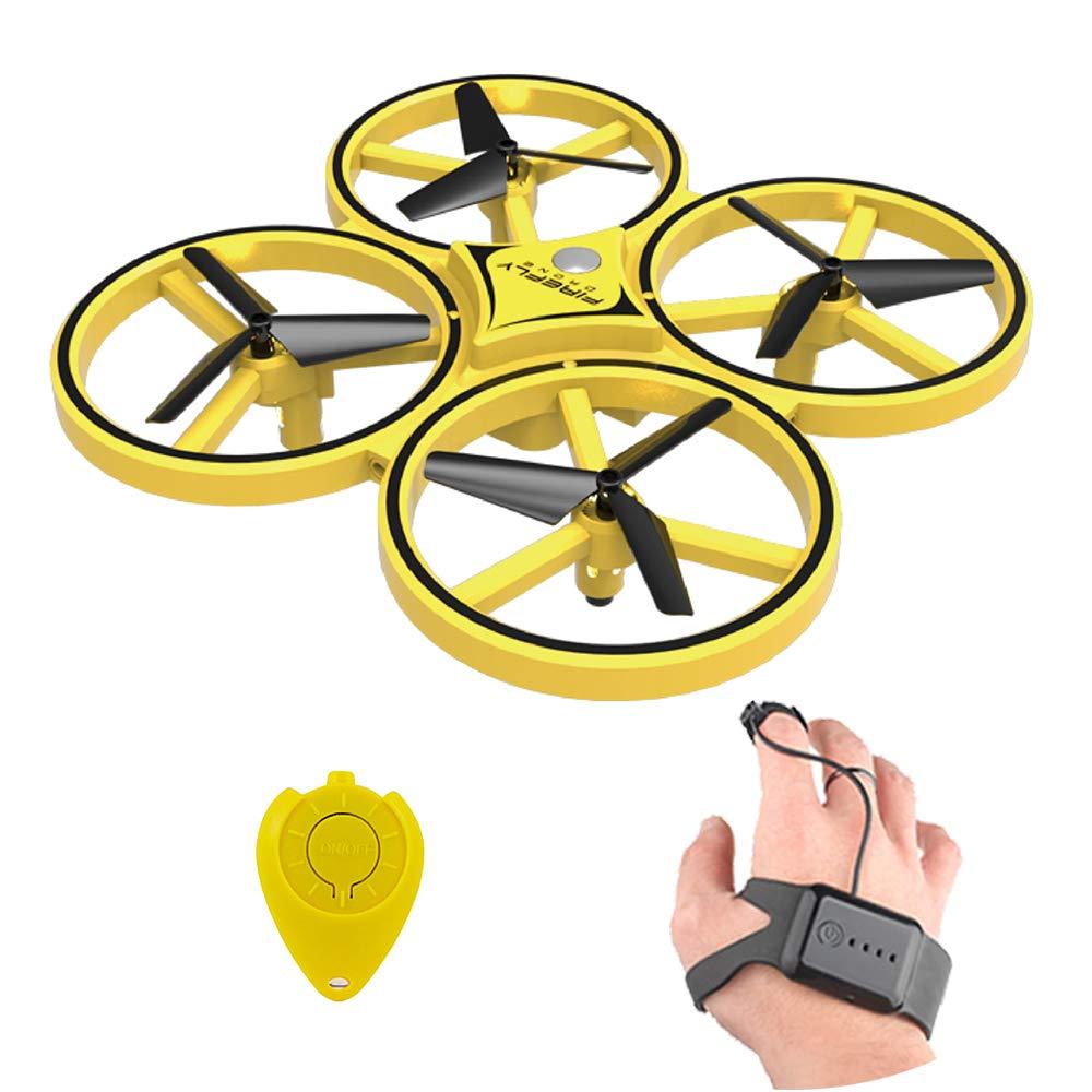 ZF04 RC Drone Mini Infrared Induction Hand Control Drone Altitude Hold 2 Controllers Quadcopter for Kids Toy Gift