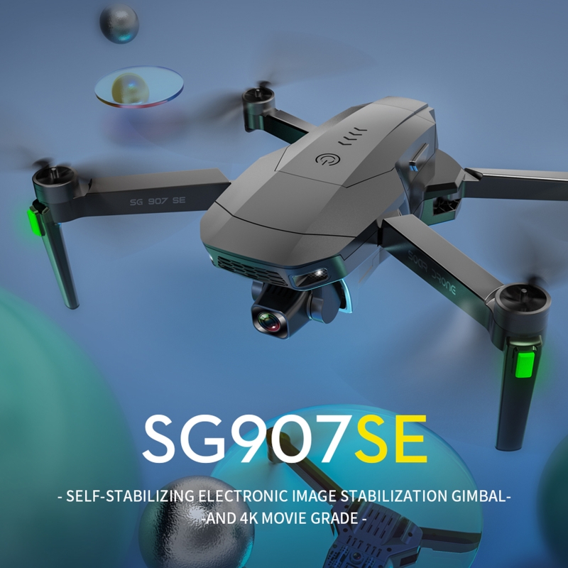SG907 RC Folding Drone App Controlled 360°Stunt Flip Over Smart Mini Quadcopter w/ Gesture Sensor 4K Lens for Beginners