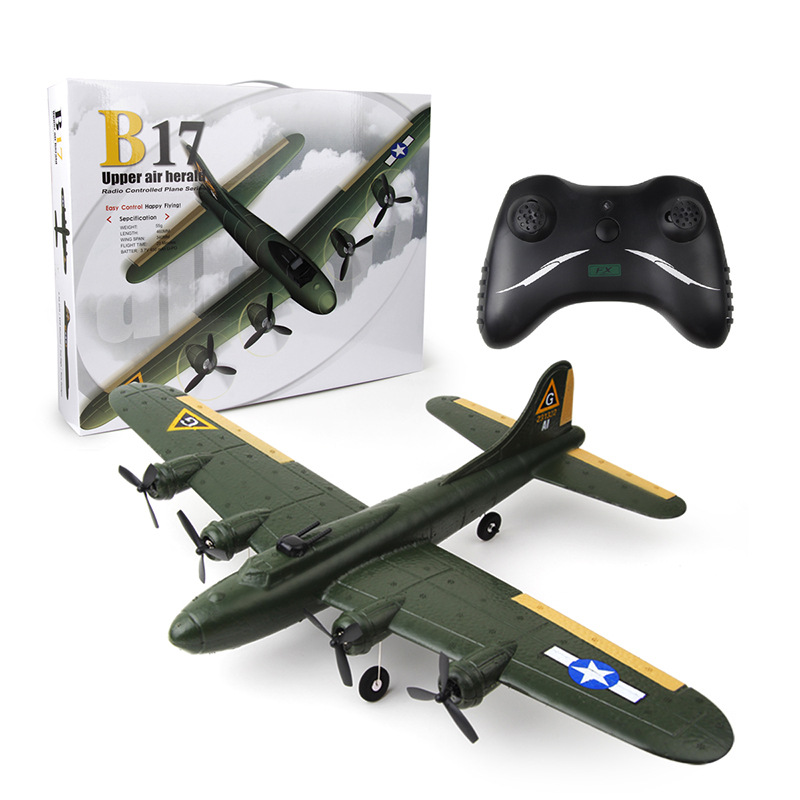 FX817 Remote Control Glider 2CH Stunt Flying Aircraft Aerial Fortress B17 Bomber Use EPP Materia Gift For Kids