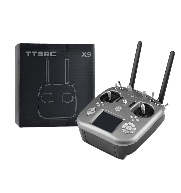 TTSRC X9 Remote Control 2.4G 9CH Transmitter & X9D Receiver for RC Airplane Quadcopter Drone UAV