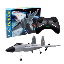 FX822 RC Plane 2.4GHz 3CH Remote Control Airplane F-22 Raptor Model Fighter EPP Fixed-Wing Aircraft RTF Toy for Kids