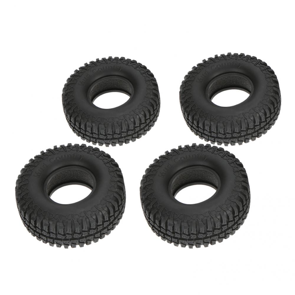 Rubber 4Pcs Fashion Rust Resistant RC Crawler Tyre Corrosion-Resistant RC Rock Crawler Tyre Sturdy