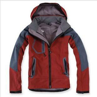Men's Soft Shell Outerwear Jacket Red