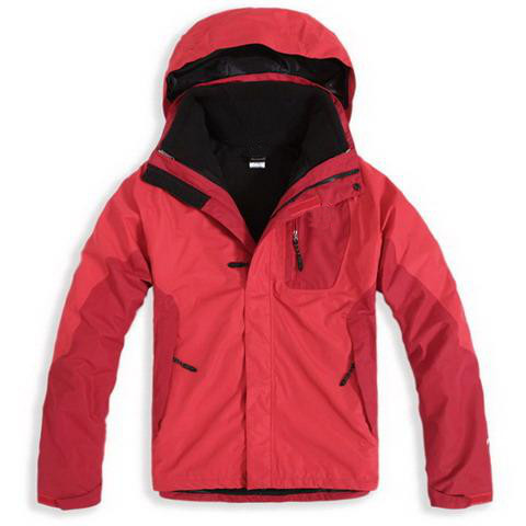 Men's 3 In 1 Outlet Recco Jacket Red
