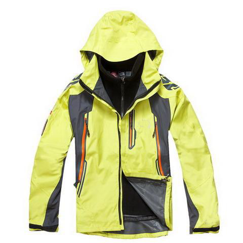 Men's 3 In 1 Sale Hybrid Jacket YellowColor:Black,Size:S