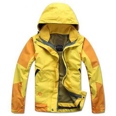 Women's 3 In 1 Snow Jacket YellowColor:Black,Size:S